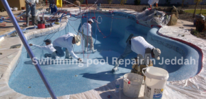 Fiberglass swimming pool
